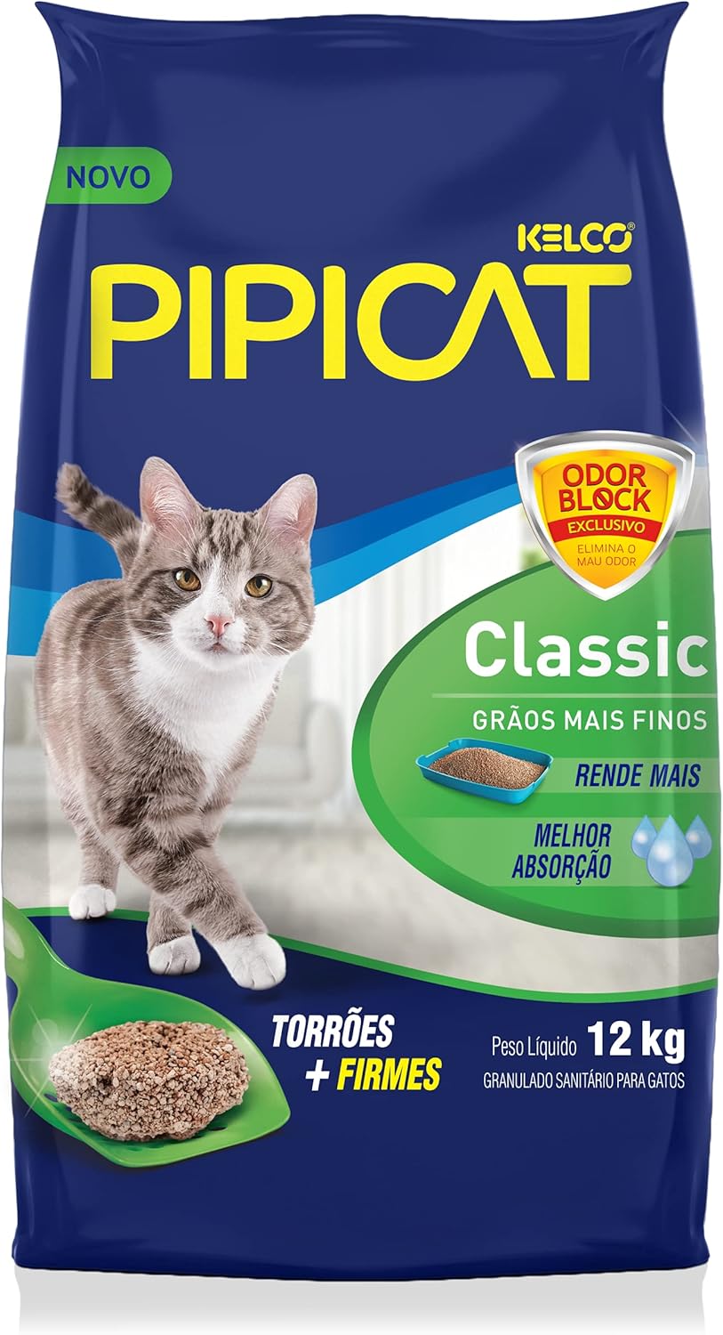 Pipicat Granulado Sanitário Classic 12kg
